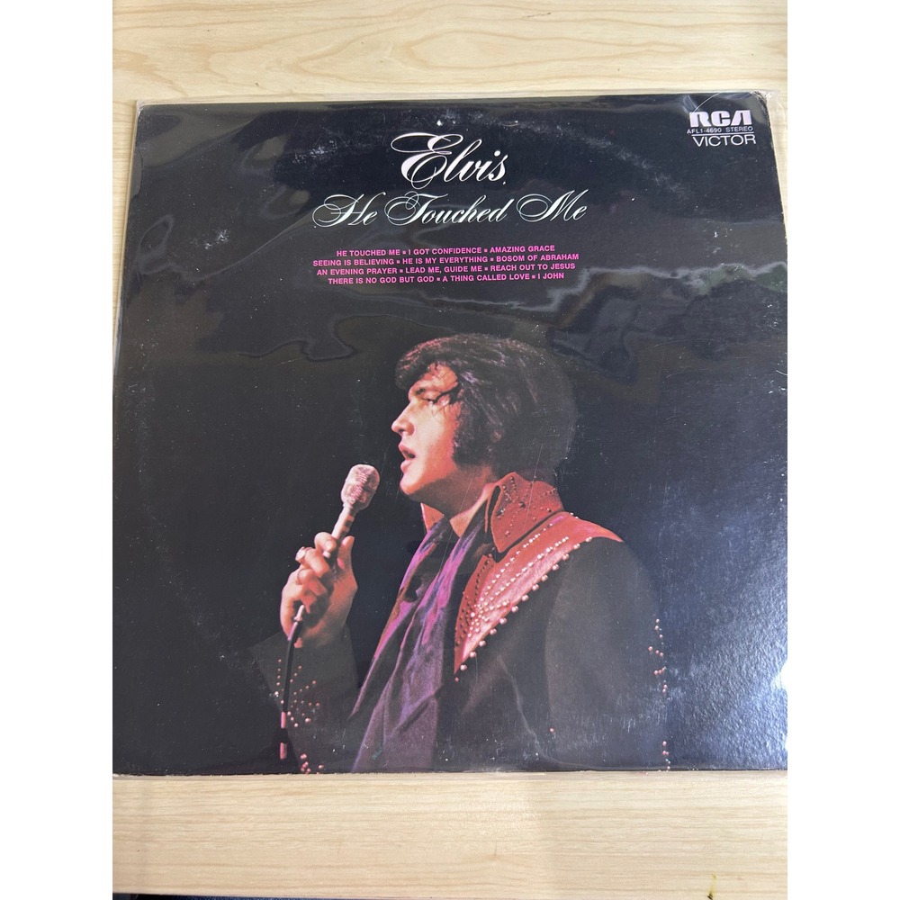 Elvis Presley He Touched Me Vinyl LP RCA Victor AFL1-4690 Gospel 1972 Dynaflex